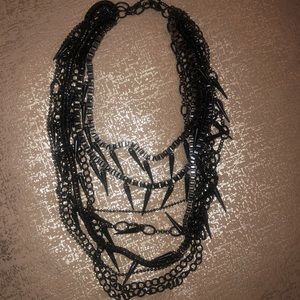 ✨3/$20✨ Black layer/spiked necklace 🖤